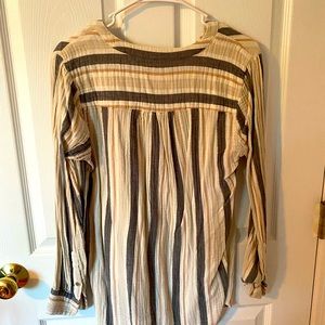 Large button down shirt. Worn a couple times.